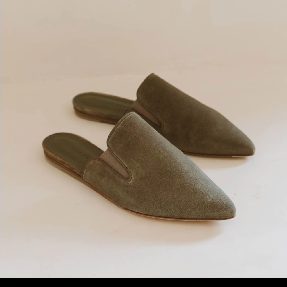 JENNI KAYNE SUEDE MULES